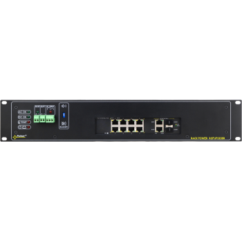 SWITCH PoE 10-PORTOWY DO SZAF RACK 19
